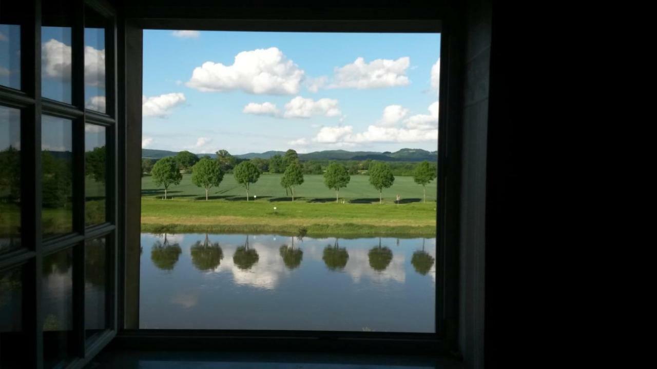 Ferienwohnung Weserblick Polle Exteriör bild